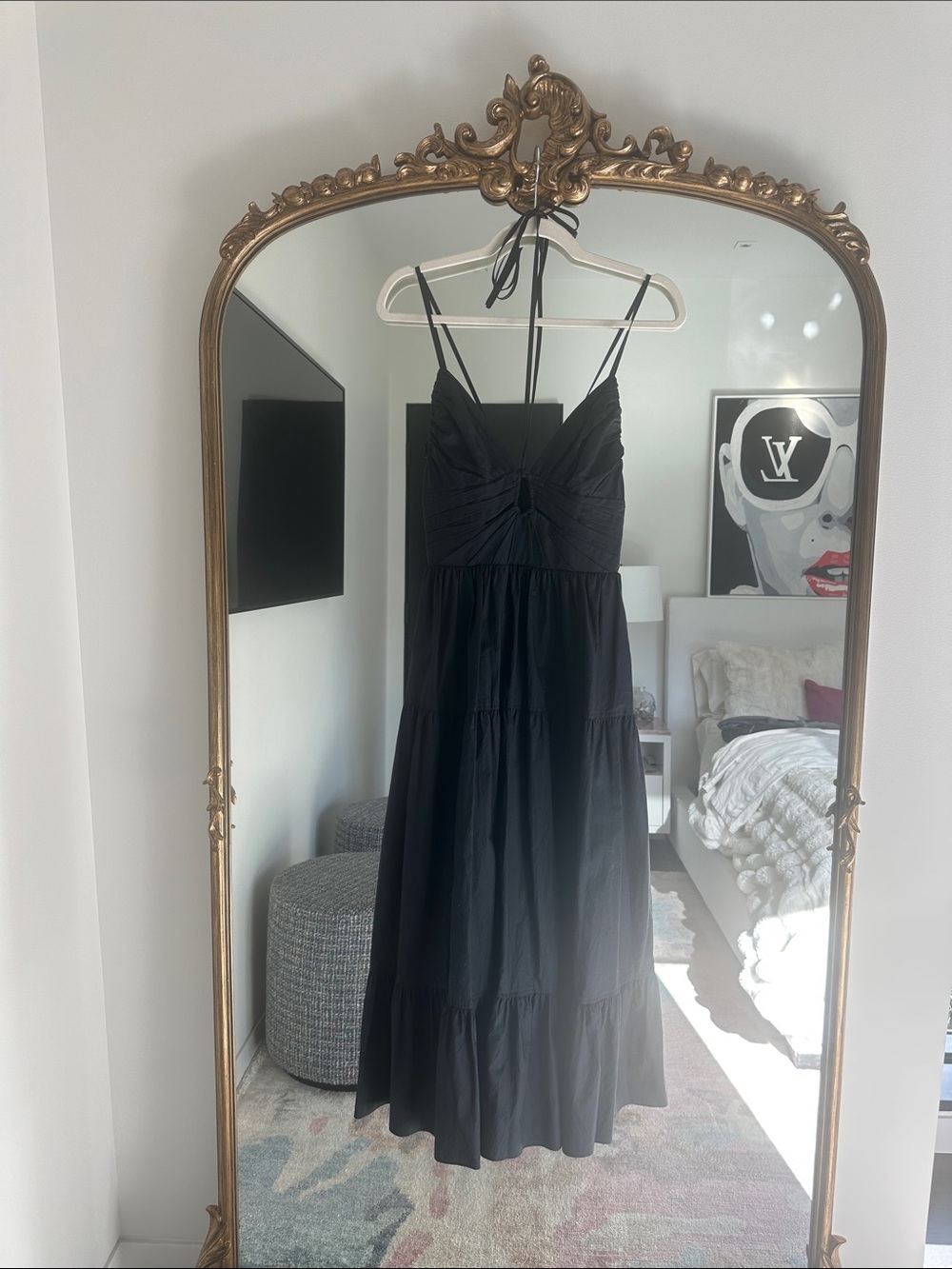 Ulla Johnson Phoebe Dress, Black, Size 0